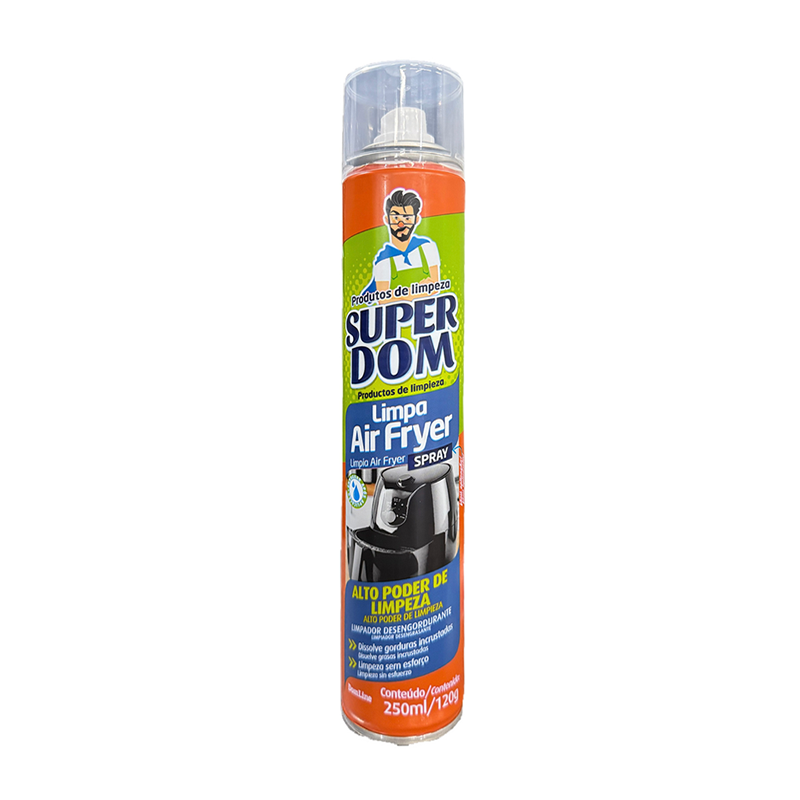 Limpa Air Fryer Spray Super Dom 250ml Baston