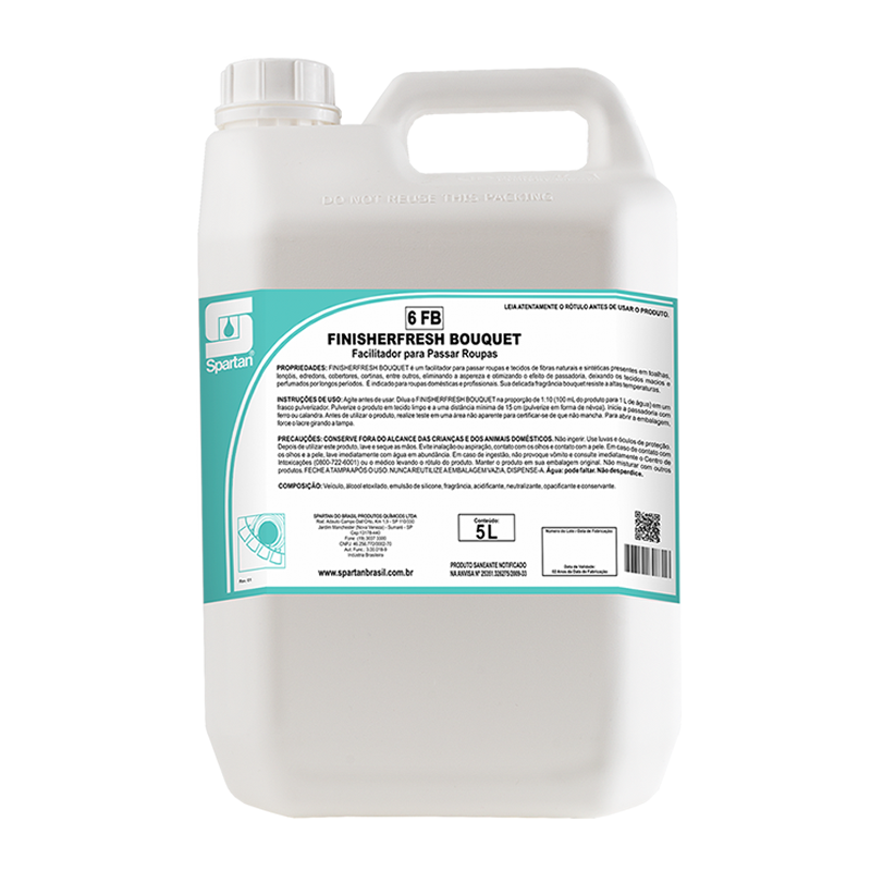 Finisherfresh Bouquet Facilitador Para Passadoria 5 litros Spartan