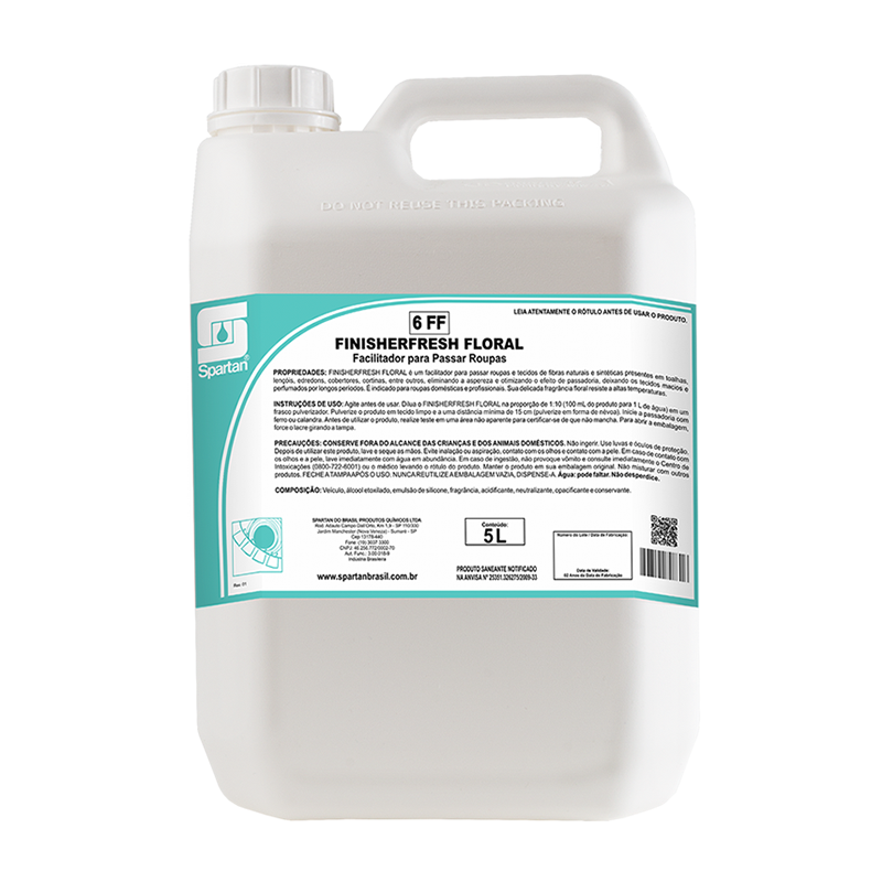 Finisherfresh Floral Facilitador Para Passadoria 5 litros Spartan