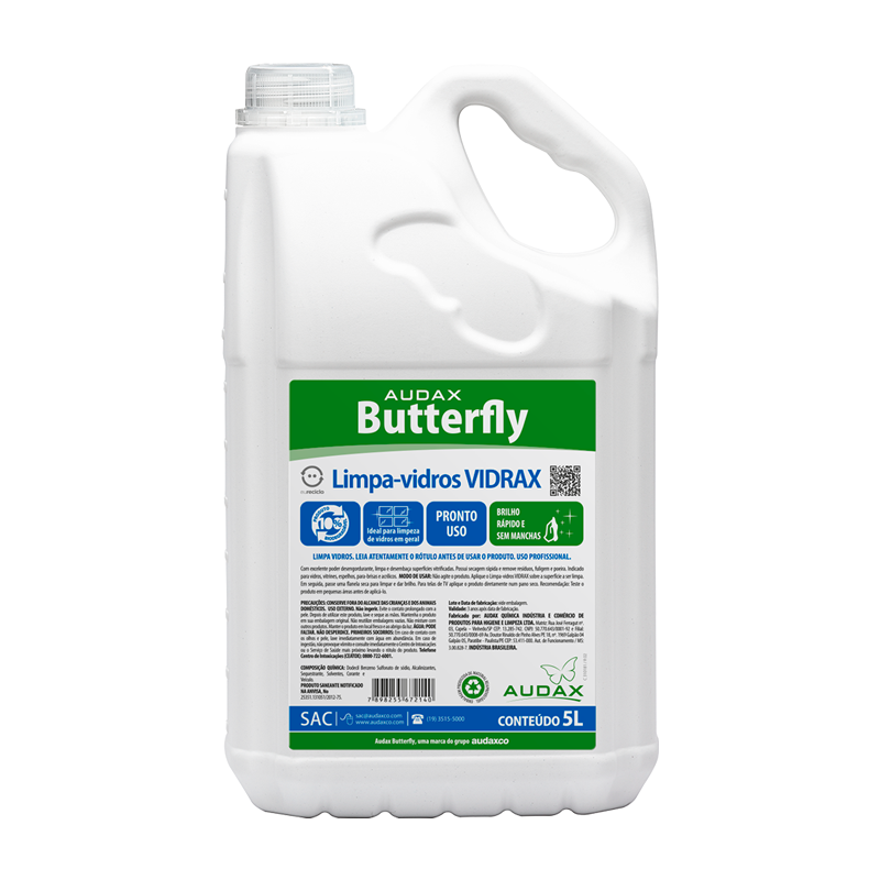 Limpa Vidros Vidrax 5 litros Audax