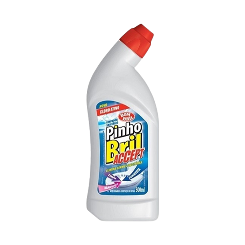 Limpador Sanitário Pinho Bril Accept Clorado 500ml Bombril