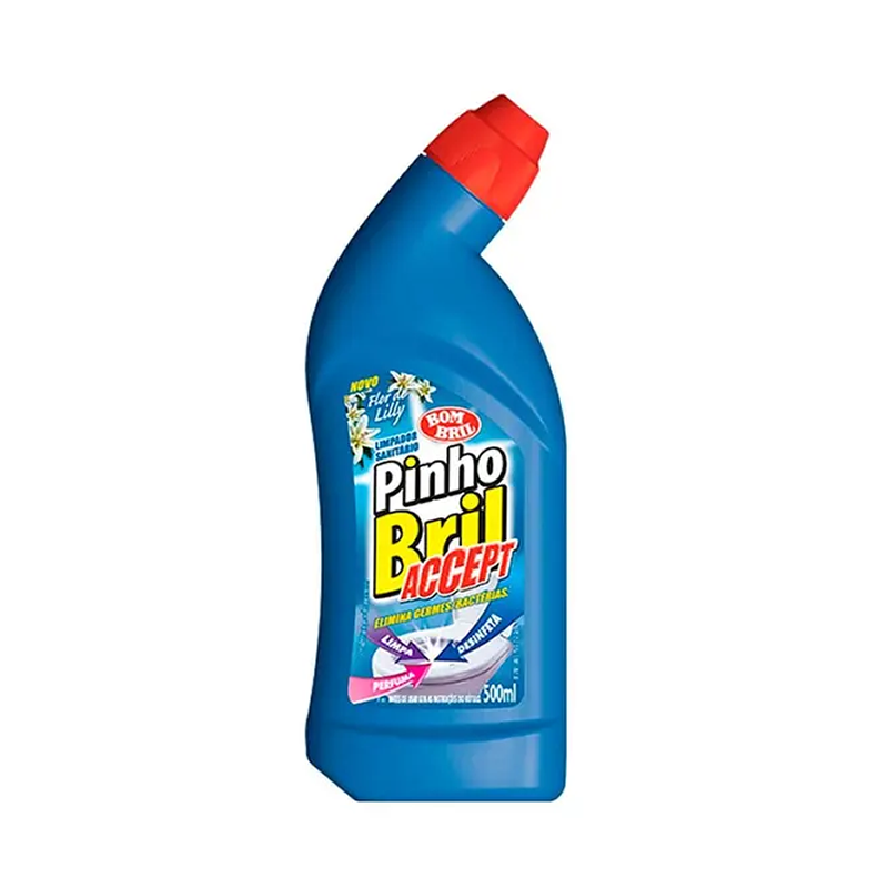 Limpador Sanitário Pinho Bril Accept Flor de Lilly 500ml Bombril