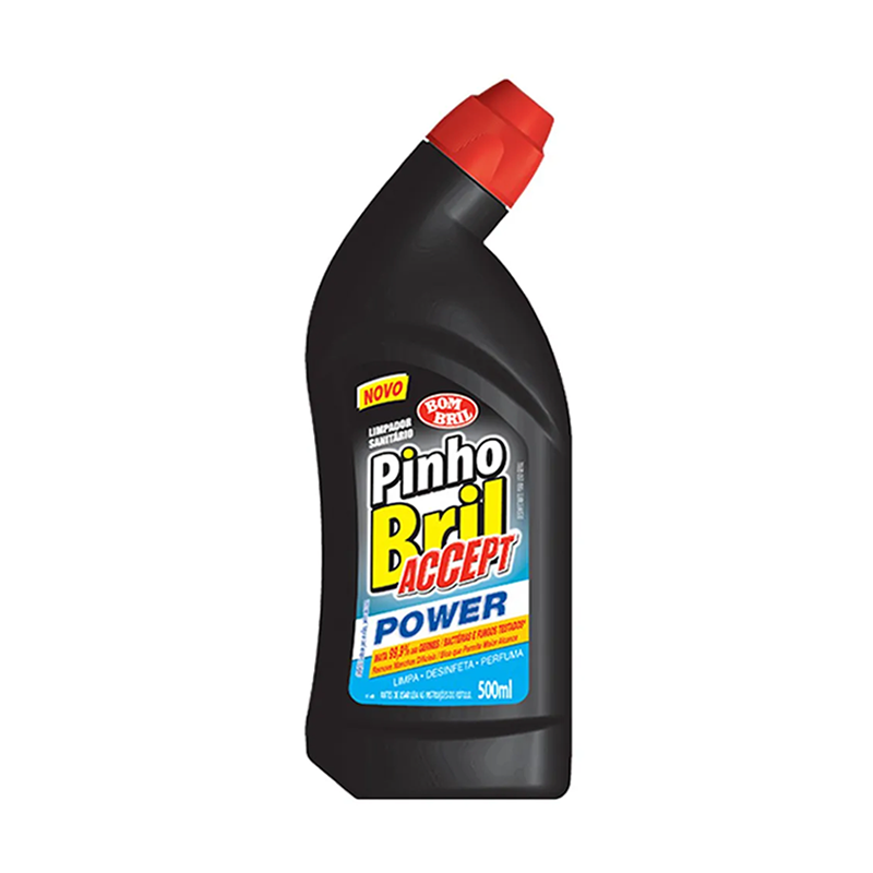 Limpador Sanitário Pinho Bril Accept Power 500ml Bombril