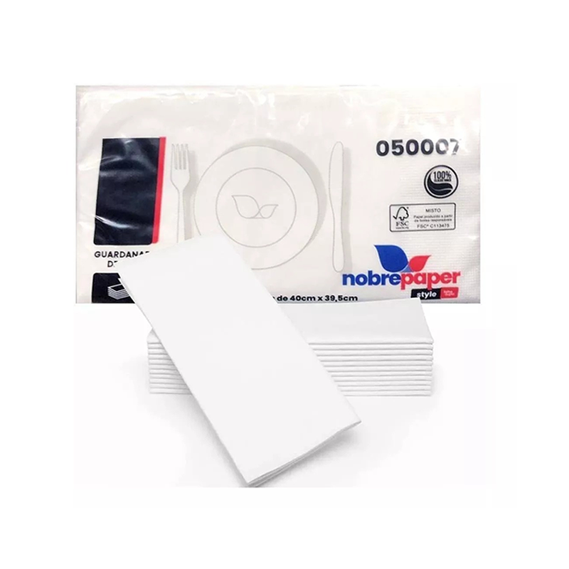 Guardanapo de Papel 40x39,5 com 25 Folhas Duplas Nobrepaper