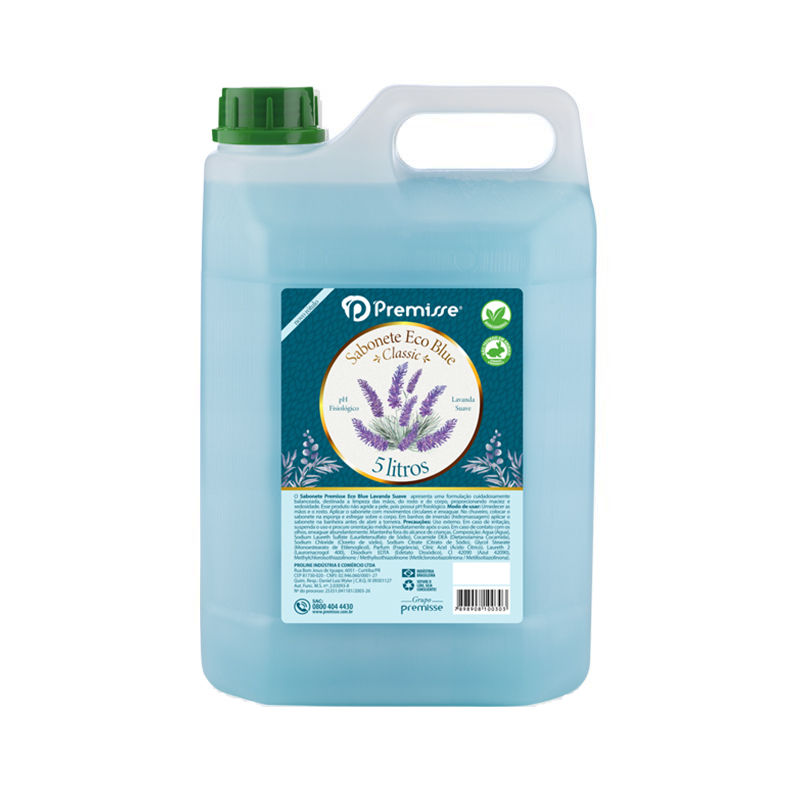 Sabonete Líquido Eco Blue Lavanda 5 litros Premisse