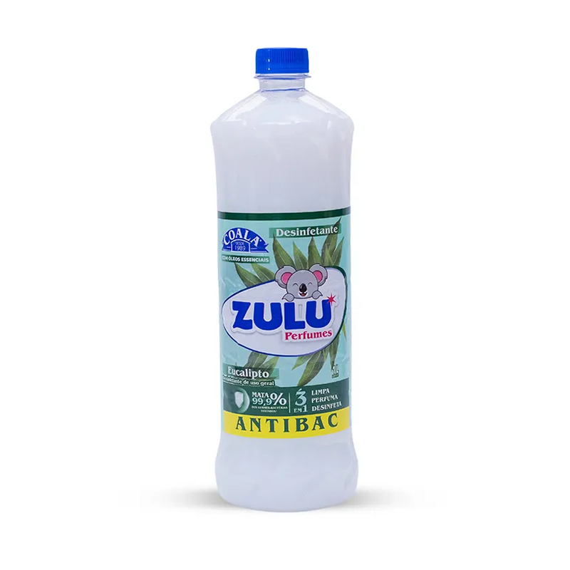 Desinfetante Perfumado Leitoso Eucalipto 1 litro Zulu Coala