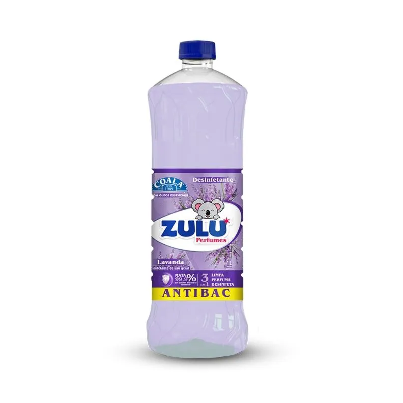 Desinfetante Perfumado Leitoso Lavanda 1 litro Zulu Coala