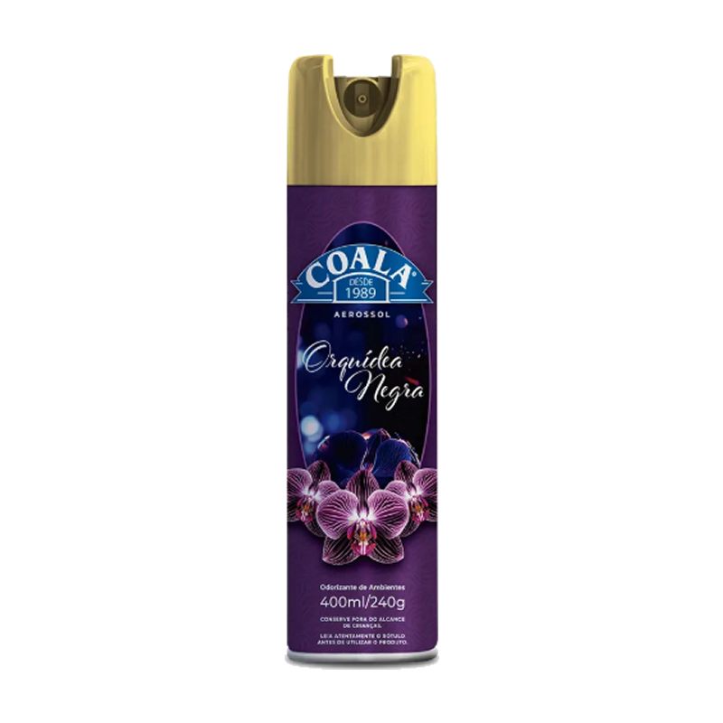 Desodorizador de Ambiente Orquídea Negra 400ml Coala