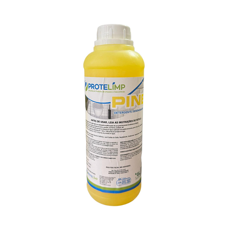 Pine Detergente Desengraxante 1 litro Protelimp