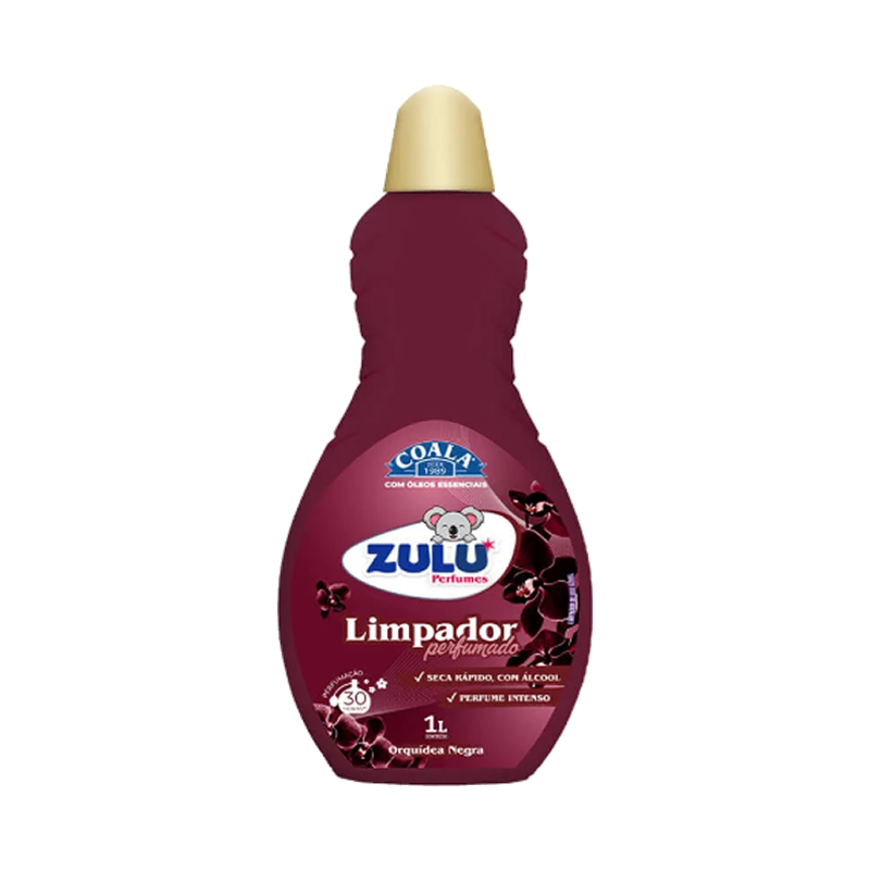 Limpador Perfumado Orquídea Negra 1 litro Zulu Coala