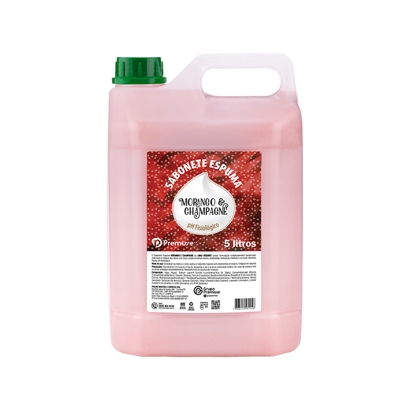 Sabonete Espuma Morango e Champagne 5 litros Premisse