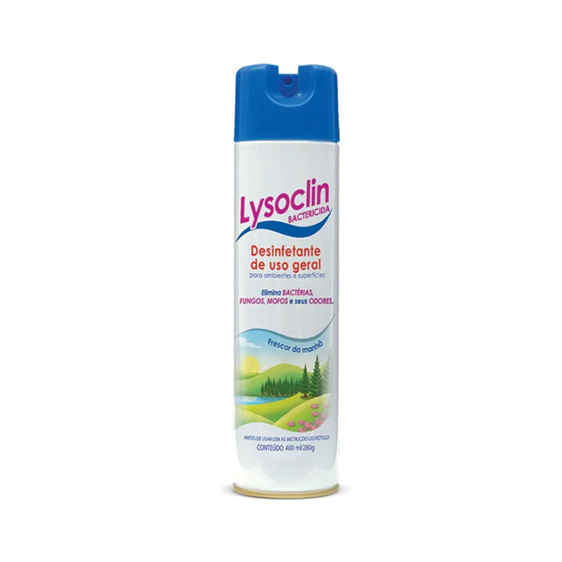 Desinfetante De Uso Geral Lysoclin Aerosol 400ml