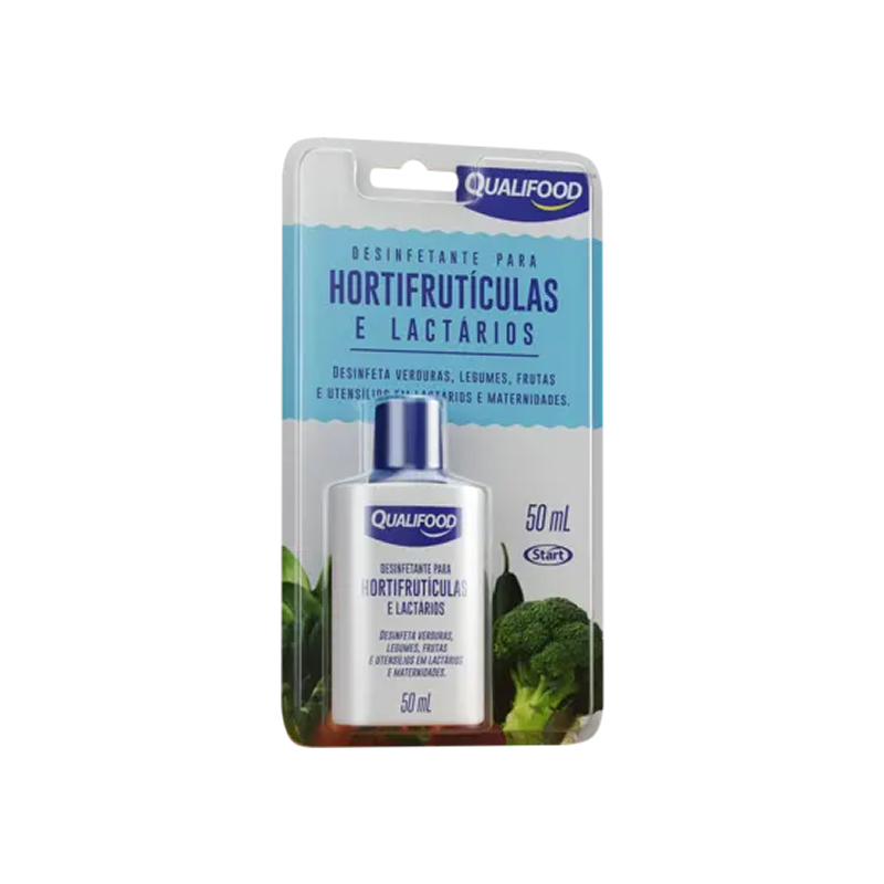 Sanitizante Desinfetante Hortifrutícola Qualifood 50ml Start