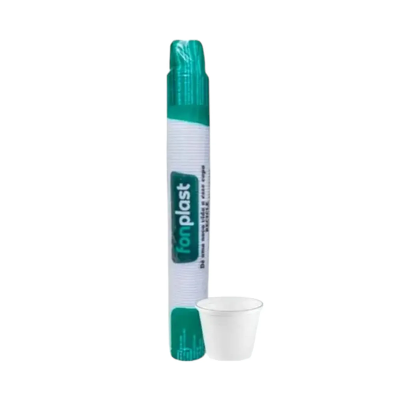 Copo Descartável Branco 50ml Com 50 Unidades Fonplast