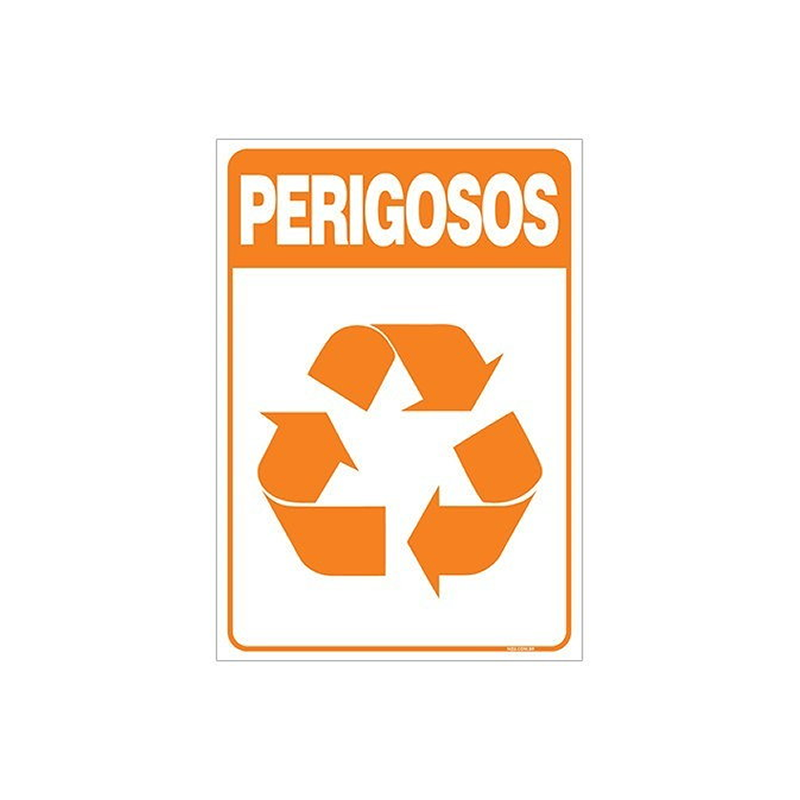 Adesivo Coleta Seletiva Resíduos Perigosos