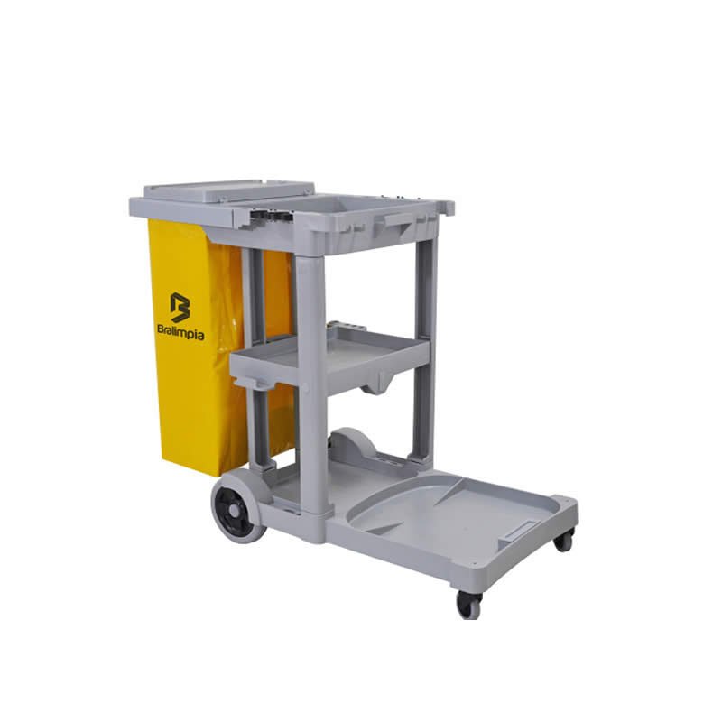 Carro Funcional América Com Bolsa Amarela