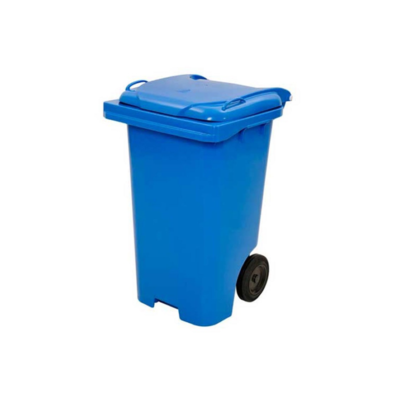 Carro Gari Contêiner Azul 240 Litros Com Rodas C240ca