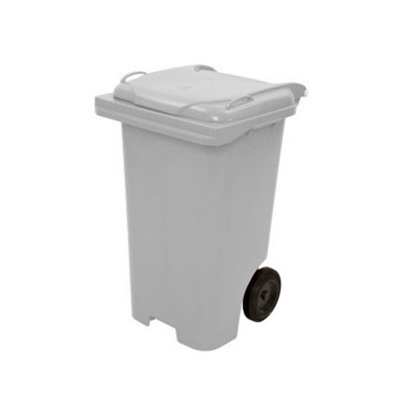 Carro Gari Contêiner Cinza 240 Litros Com Rodas C240cc