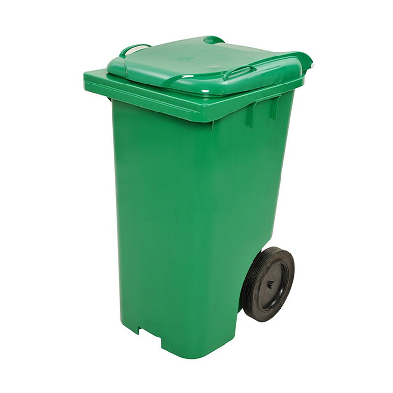 Carro Gari Contêiner Verde 240 Litros Com Rodas C240cvd