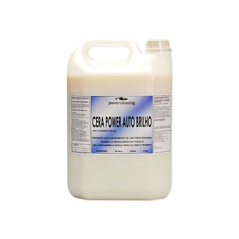 Cera Power Auto Brilho Acrílica Incolor 5 litros