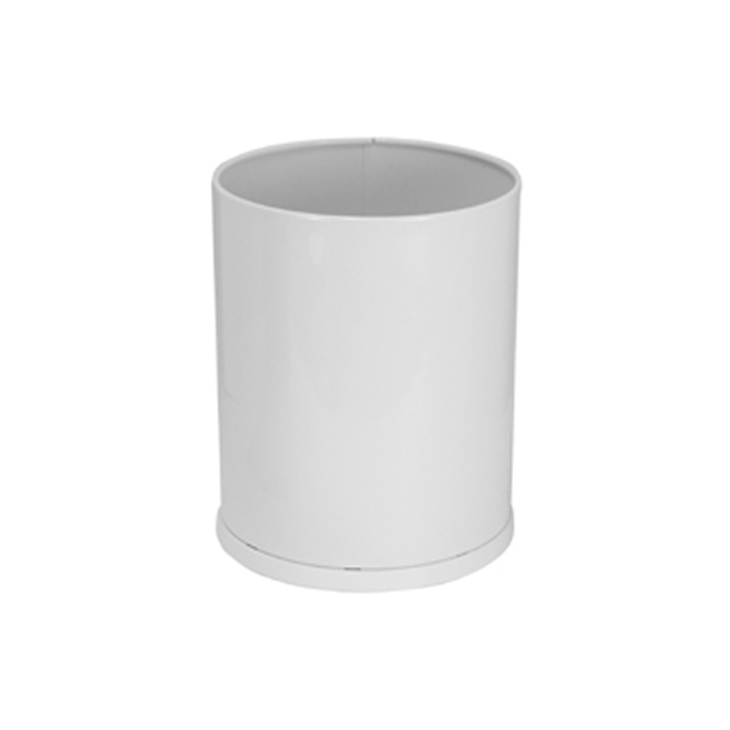 Cesto de Lixo em Pintura Epóxi 13,5 Litros Branco E2b