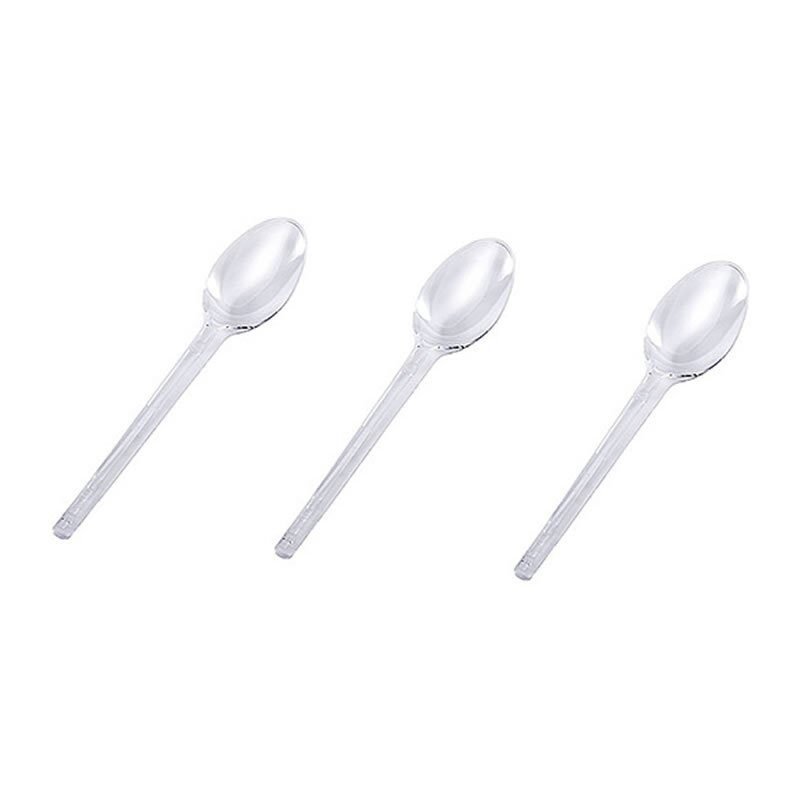 Colher Plástica Descartável para Sobremesa Caixa com 1.000 Unidades