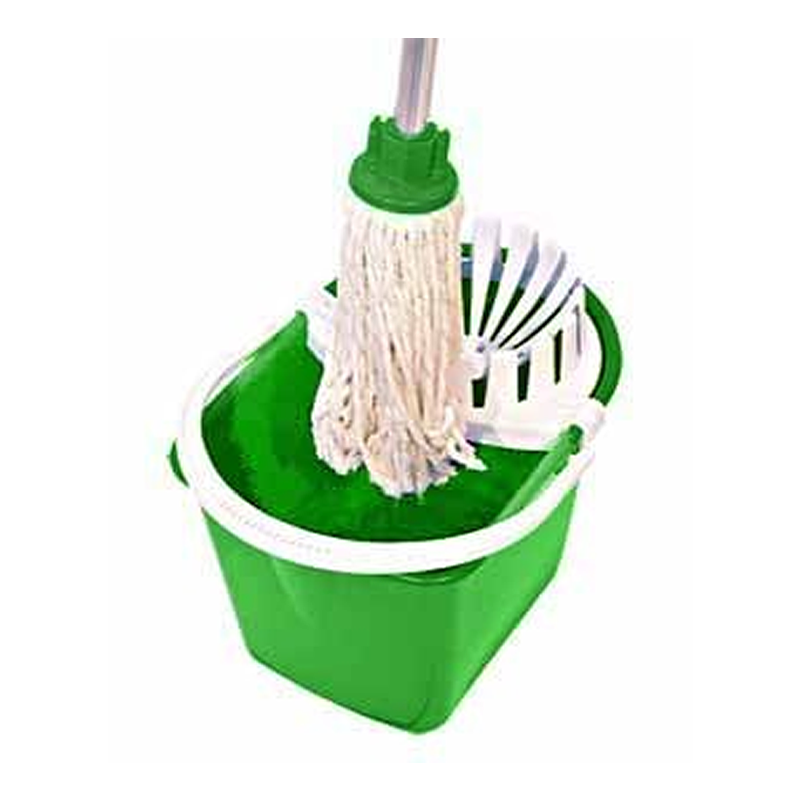 Conjunto Mopinho 12 Litros Bralimpia Verde