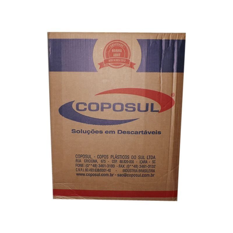 Copo Descartável Coposul 180ml Transparente Caixa Com 2.500 Unidades