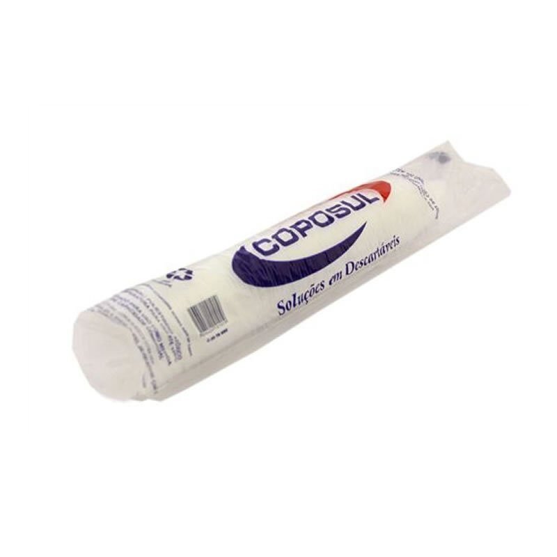 Copo Descartável Coposul 200ml Branco Com 100 Unidades