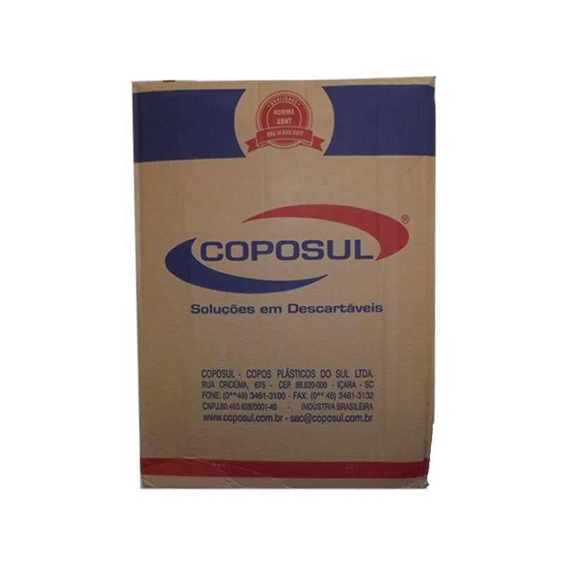 Copo Descartável Coposul 300ml Branco Caixa Com 2.000 Unidades