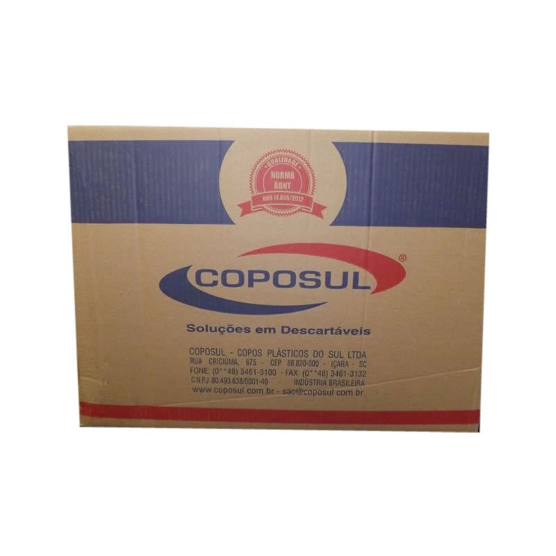 Copo Descartável Coposul 400ml Branco Com 1.000 Unidades
