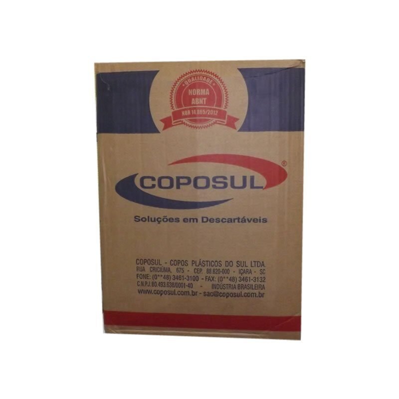 Copo Descartável Coposul 80ml Branco Caixa Com 2.500 Unidades