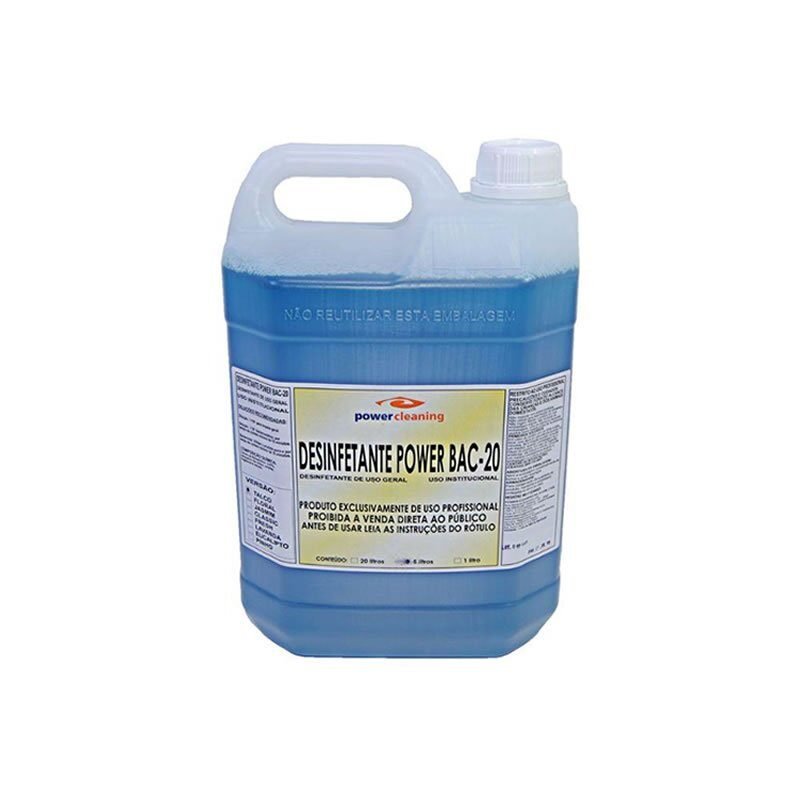 Desinfetante Power Bac-20 Talco 5 litros