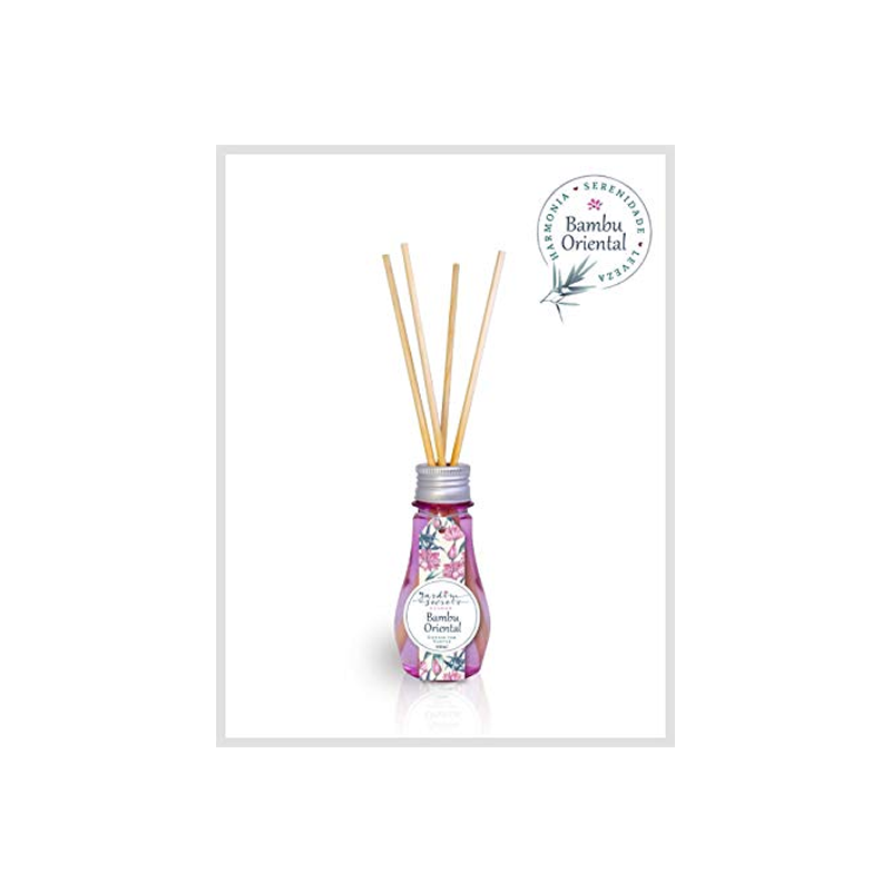 Difusor Com Varetas 100ml Bambu Oriental Jardim Secreto