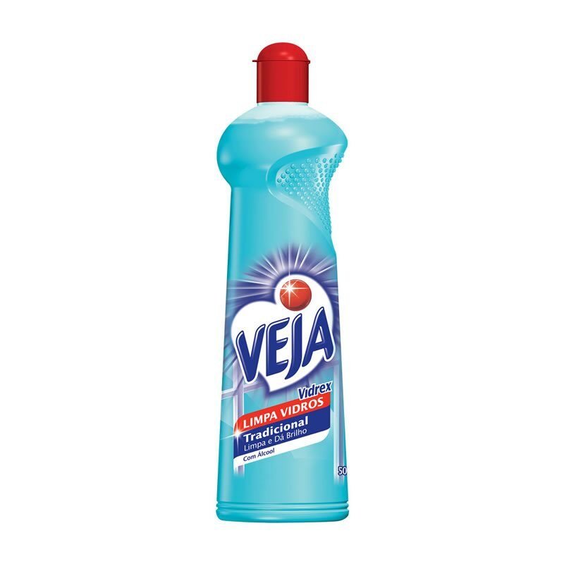 Limpa Vidros 500ml Veja Vidrex Tradicional Squeeze