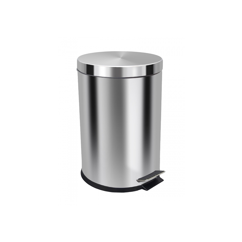 Lixeira 20 litros em Inox com Pedal e Balde Interno JSN Pi20