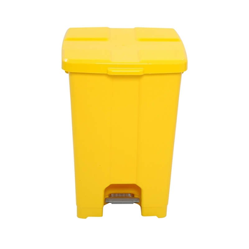 Lixeira Amarela 60 Litros Quadrada Com Pedal P60am - Protelimp  Distribuidora de produtos de limpeza grande ABC
