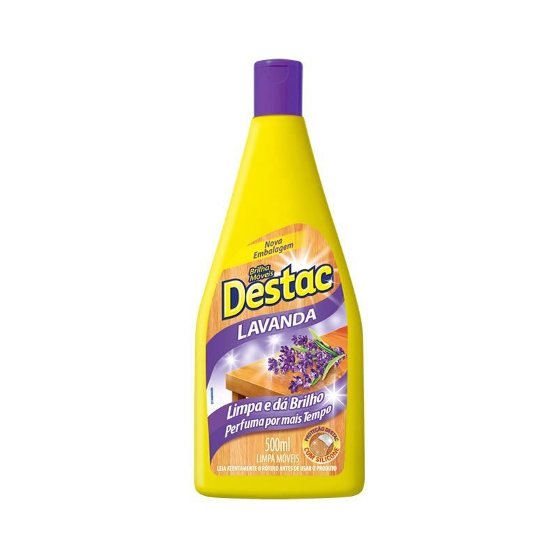 Lustra Móveis Lavanda 500ml Destac