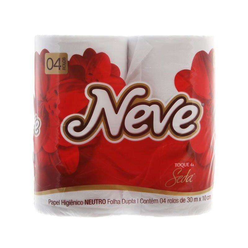 Papel Higiênico Neve Folha Dupla 4x30m
