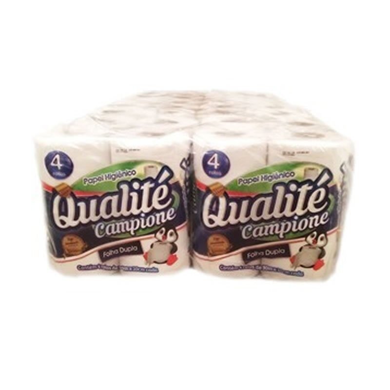 Papel Higiênico Qualité Folha Dupla 64x30m