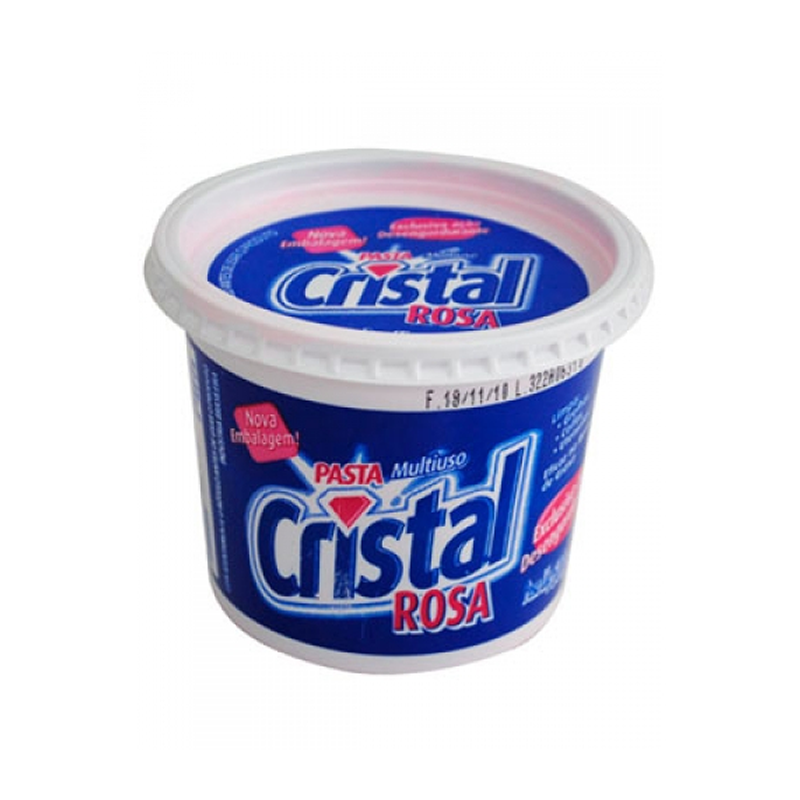 Pasta Multiuso Cristal Rosa 500 gramas
