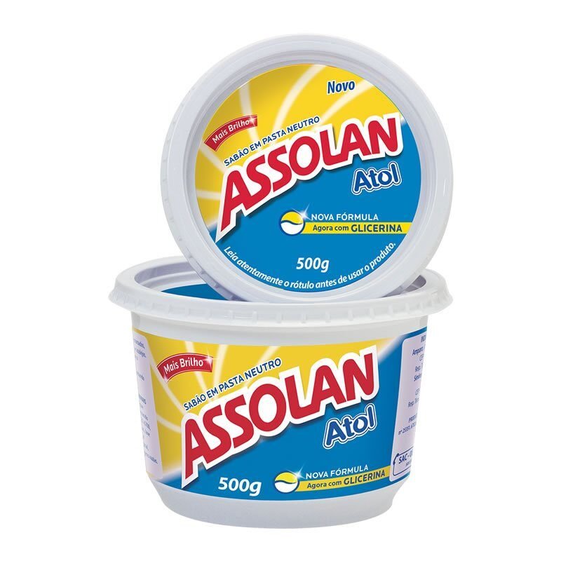Pasta Pra Brilho 500 gramas Atol Assolan