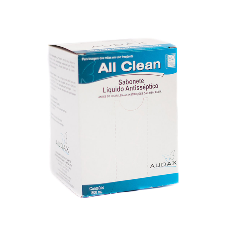 Refil Sabonete Líquido 800ml Antisséptico Audax