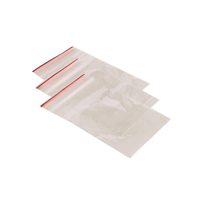 Saco Para Freezer Zip Lock Com Fecho Hermético 24x34 Com 100 Unidades