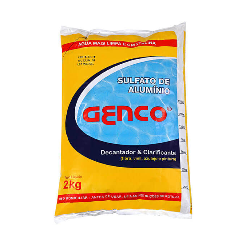 Sulfato de Alumínio Decantador Genco 2kg